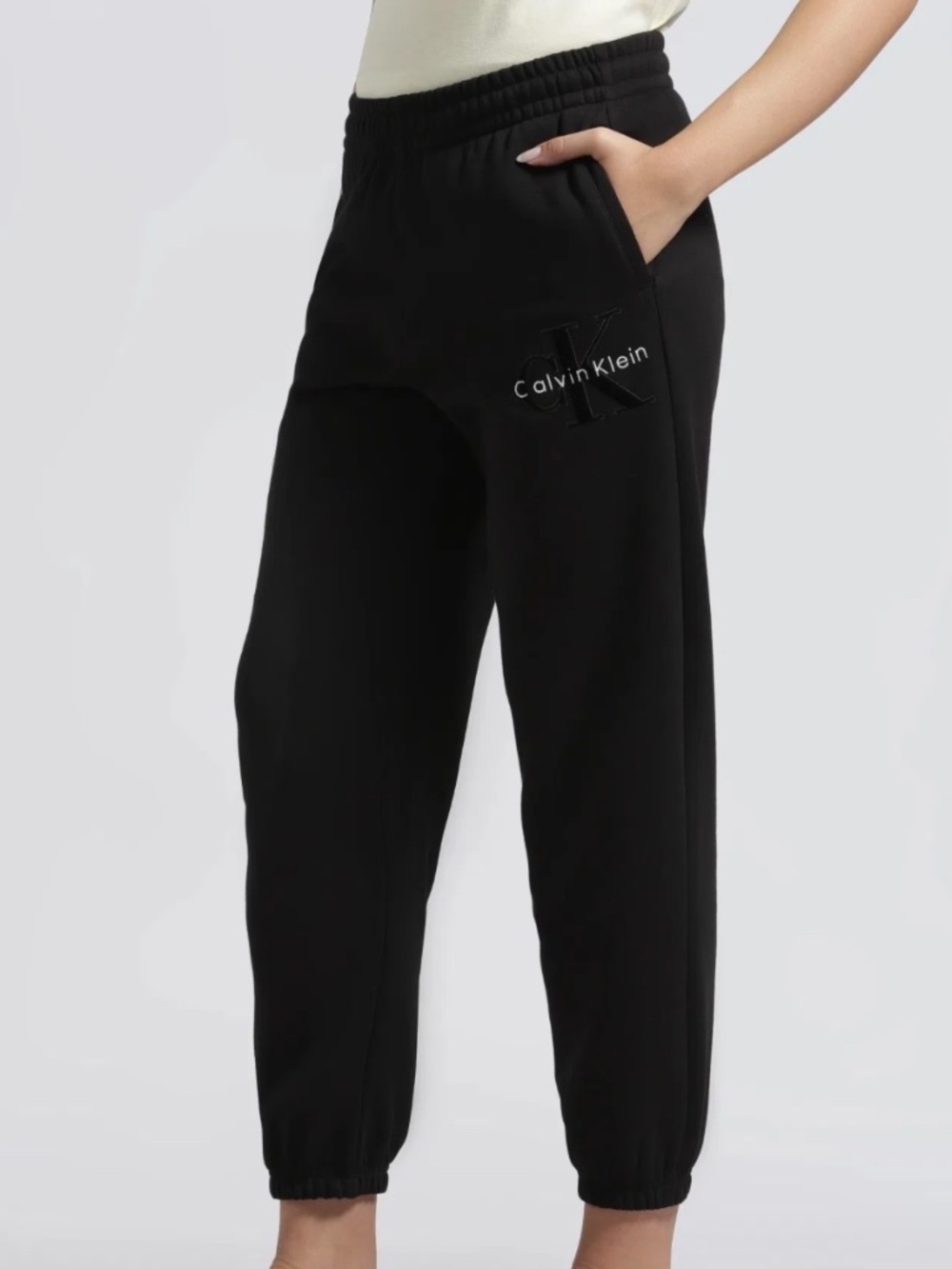 Calvin Klein black relaxed fit sweatpants